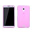 Cover TPU Trasparente Ultra Sottile Morbida per Huawei Ascend Mate 2 Rosa