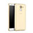 Cover TPU Trasparente Ultra Sottile Morbida per Huawei Honor 7 Dual SIM Oro