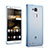 Cover TPU Trasparente Ultra Sottile Morbida per Huawei Mate 7 Blu