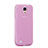 Cover TPU Trasparente Ultra Sottile Morbida per Samsung Galaxy S4 IV Advance i9500 Rosa