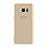 Cover TPU Trasparente Ultra Sottile Morbida per Samsung Galaxy S7 Edge G935F Oro