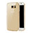 Cover TPU Trasparente Ultra Sottile Morbida per Samsung Galaxy S7 G930F G930FD Oro
