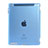 Cover Ultra Slim Trasparente Rigida Opaca per Apple iPad 2 Cielo Blu