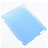 Cover Ultra Slim Trasparente Rigida Opaca per Apple iPad 2 Cielo Blu