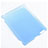 Cover Ultra Slim Trasparente Rigida Opaca per Apple iPad 3 Cielo Blu