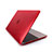 Cover Ultra Slim Trasparente Rigida Opaca per Apple MacBook 12 pollici Rosso
