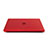 Cover Ultra Slim Trasparente Rigida Opaca per Apple MacBook 12 pollici Rosso