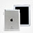 Cover Ultra Sottile Trasparente Rigida Opaca per Apple iPad 2 Bianco