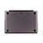 Cover Ultra Sottile Trasparente Rigida Opaca per Apple MacBook Air 13 pollici Grigio