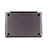 Cover Ultra Sottile Trasparente Rigida Opaca per Apple MacBook Pro 15 pollici Grigio
