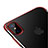 Cover Ultra Sottile Trasparente Rigida per Apple iPhone Xs Max Rosso
