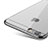 Cover Ultra Sottile Trasparente Rigida T01 per Apple iPhone 6 Nero
