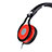 Cuffia Auricolari In Ear Stereo Universali Sport Corsa H60 Rosso