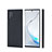 Custodia Fibra di Carbonio Lusso Morbida Spigato Cover C01 per Samsung Galaxy Note 10 Plus Nero