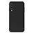 Custodia Fibra di Carbonio Lusso Morbida Spigato Cover T01 per Samsung Galaxy A70 Nero