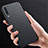 Custodia Fibra di Carbonio Lusso Morbida Spigato Cover T01 per Samsung Galaxy A70S Nero