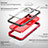 Custodia Impermeabile Silicone e Plastica Opaca Waterproof Cover 360 Gradi con Mag-Safe Magnetic HJ1 per Apple iPhone 13 Pro