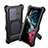 Custodia Impermeabile Silicone e Plastica Opaca Waterproof Cover 360 Gradi con Supporto per Samsung Galaxy S21 Ultra 5G