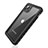 Custodia Impermeabile Silicone e Plastica Opaca Waterproof Cover 360 Gradi per Apple iPhone 11 Pro Max Nero