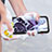 Custodia Impermeabile Silicone e Plastica Opaca Waterproof Cover 360 Gradi per Samsung Galaxy A12 Nero