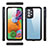 Custodia Impermeabile Silicone e Plastica Opaca Waterproof Cover 360 Gradi per Samsung Galaxy A33 5G Nero