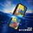 Custodia Impermeabile Silicone e Plastica Opaca Waterproof Cover 360 Gradi per Samsung Galaxy A51 5G Nero
