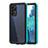 Custodia Impermeabile Silicone e Plastica Opaca Waterproof Cover 360 Gradi per Samsung Galaxy A52s 5G Blu e Nero