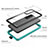 Custodia Impermeabile Silicone e Plastica Opaca Waterproof Cover 360 Gradi per Samsung Galaxy S22 Plus 5G