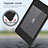 Custodia Impermeabile Silicone e Plastica Opaca Waterproof Cover 360 Gradi W01 per Apple iPad Air 4 10.9 (2020) Nero