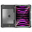 Custodia Impermeabile Silicone e Plastica Opaca Waterproof Cover 360 Gradi W01 per Apple iPad Pro 11 (2020) Nero