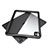 Custodia Impermeabile Silicone e Plastica Opaca Waterproof Cover 360 Gradi W01 per Apple iPad Pro 12.9 (2020) Nero