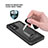 Custodia Impermeabile Silicone e Plastica Opaca Waterproof Cover 360 Gradi W01 per Samsung Galaxy Note 20 5G Nero