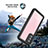 Custodia Impermeabile Silicone e Plastica Opaca Waterproof Cover 360 Gradi W01 per Samsung Galaxy S20 5G Nero