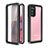 Custodia Impermeabile Silicone e Plastica Opaca Waterproof Cover 360 Gradi W01 per Samsung Galaxy S20 FE 5G Nero