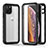 Custodia Impermeabile Silicone e Plastica Opaca Waterproof Cover 360 Gradi W04 per Apple iPhone 11 Pro