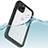 Custodia Impermeabile Silicone e Plastica Opaca Waterproof Cover 360 Gradi W04 per Apple iPhone 11 Pro