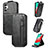 Custodia In Pelle Flip per Samsung Galaxy M32 5G