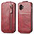 Custodia In Pelle Flip per Samsung Galaxy XCover 6 Pro 5G Rosso