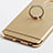 Custodia Lusso Alluminio con Anello Supporto per Apple iPhone 6 Plus Oro