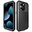 Custodia Lusso Alluminio Cover 360 Gradi HJ1 per Apple iPhone 13 Pro Nero