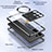 Custodia Lusso Alluminio Cover 360 Gradi LK1 per Samsung Galaxy S23 Ultra 5G