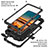 Custodia Lusso Alluminio Cover 360 Gradi M01 per Samsung Galaxy S23 Plus 5G