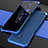 Custodia Lusso Alluminio Cover 360 Gradi P01 per Xiaomi Redmi Note 9 5G Blu