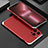 Custodia Lusso Alluminio Cover 360 Gradi per Apple iPhone 13 Pro Argento e Rosso