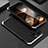 Custodia Lusso Alluminio Cover 360 Gradi per Apple iPhone 14 Pro Max Argento e Nero