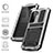 Custodia Lusso Alluminio Cover 360 Gradi per Samsung Galaxy S21 Plus 5G