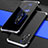 Custodia Lusso Alluminio Cover 360 Gradi per Vivo X60 5G Argento e Nero