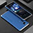 Custodia Lusso Alluminio Cover 360 Gradi per Xiaomi Mi 12S 5G Argento e Blu