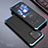 Custodia Lusso Alluminio Cover 360 Gradi per Xiaomi Mi 13 Pro 5G Blu e Nero