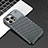 Custodia Lusso Alluminio Cover 360 Gradi QC3 per Apple iPhone 14 Pro Grigio Scuro